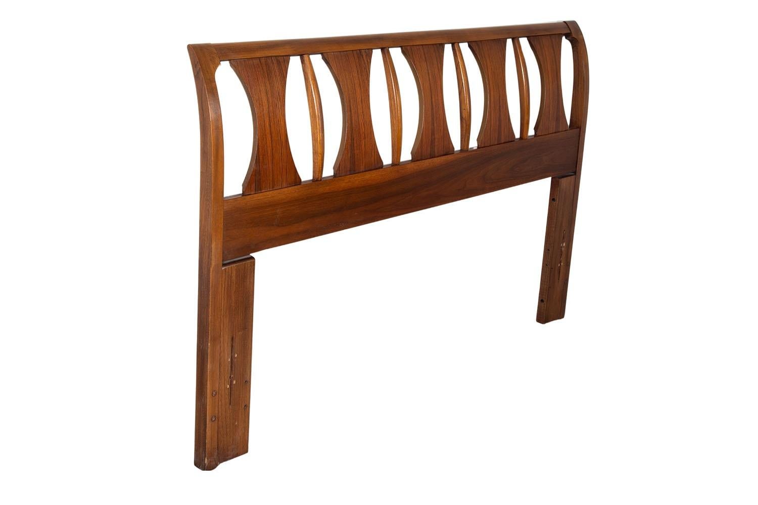 Vintage Mid-Century Kent Coffey Queen Headboard 1