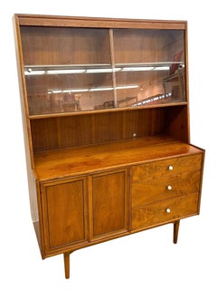 Vintage Mid Century Kipp Stewart for Drexel Declaration China Cabinet Hutch.