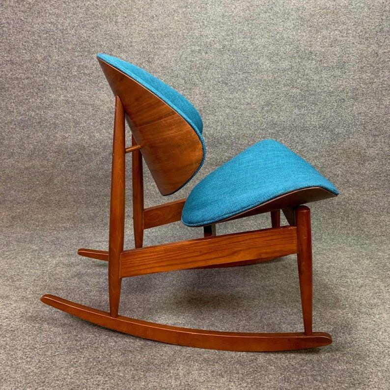 Woodwork Vintage Midcentury Kodawood Rocking Chair Attributed to Seymour J. Wiener For Sale