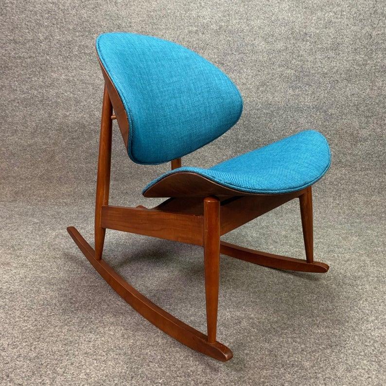 Vintage Midcentury Kodawood Rocking Chair Attributed to Seymour J. Wiener For Sale 1