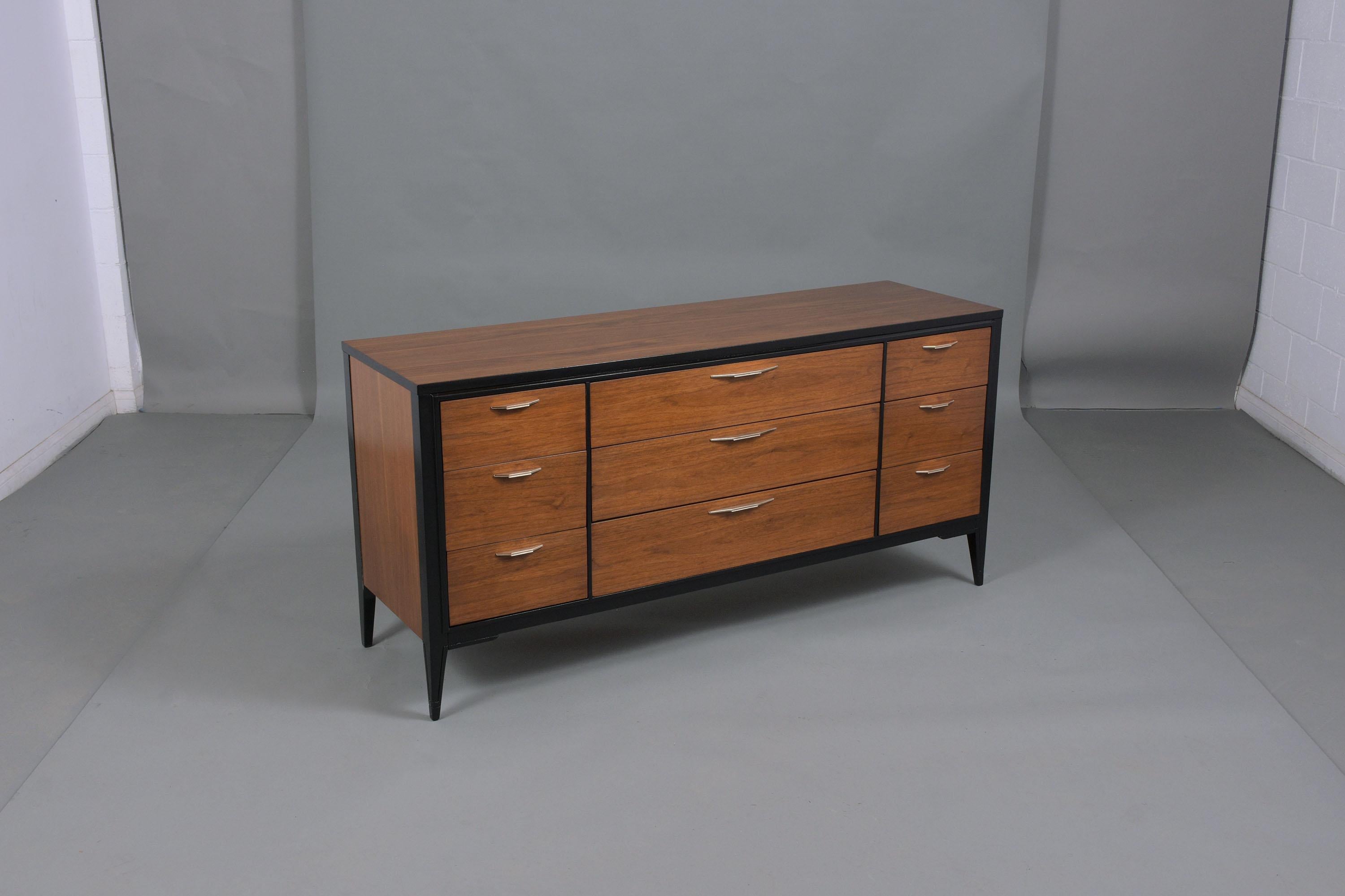 Vintage Mid-Century Modern Lacquered Dresser 2