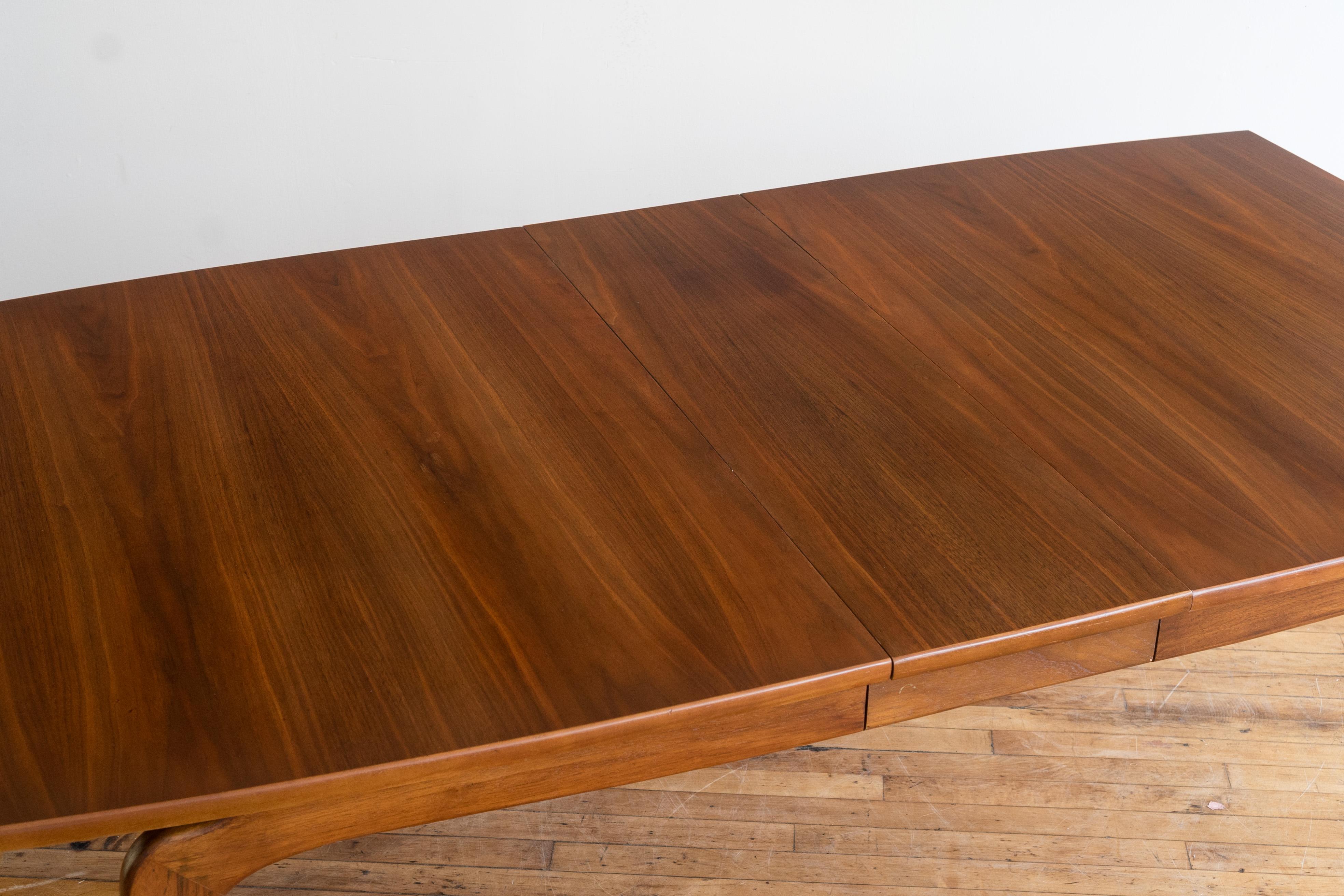 Mid-Century Modern Vintage Mid Century Lane Perception Dining Table with Leaf Regular price