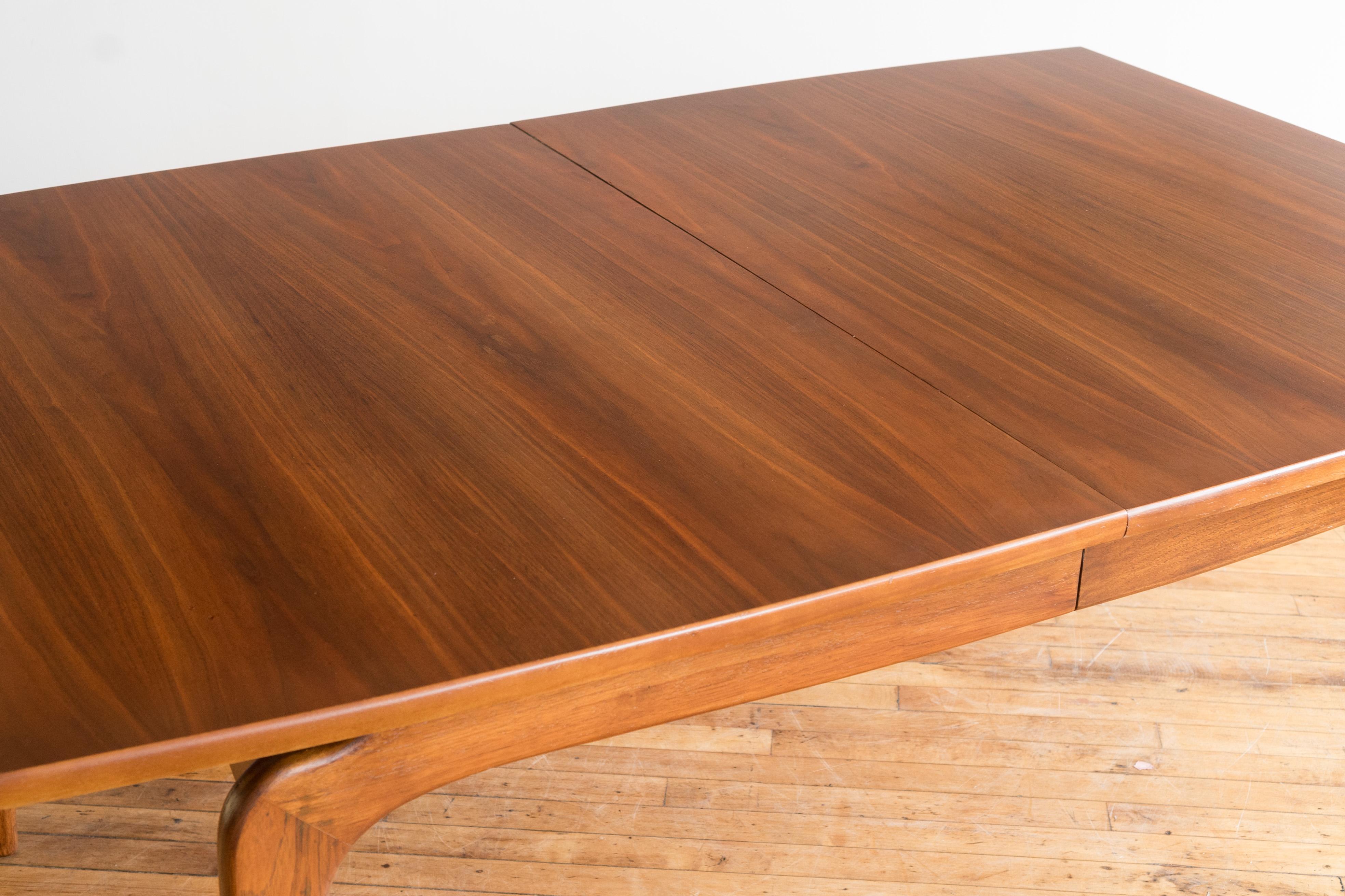20th Century Vintage Mid Century Lane Perception Dining Table with Leaf Regular price