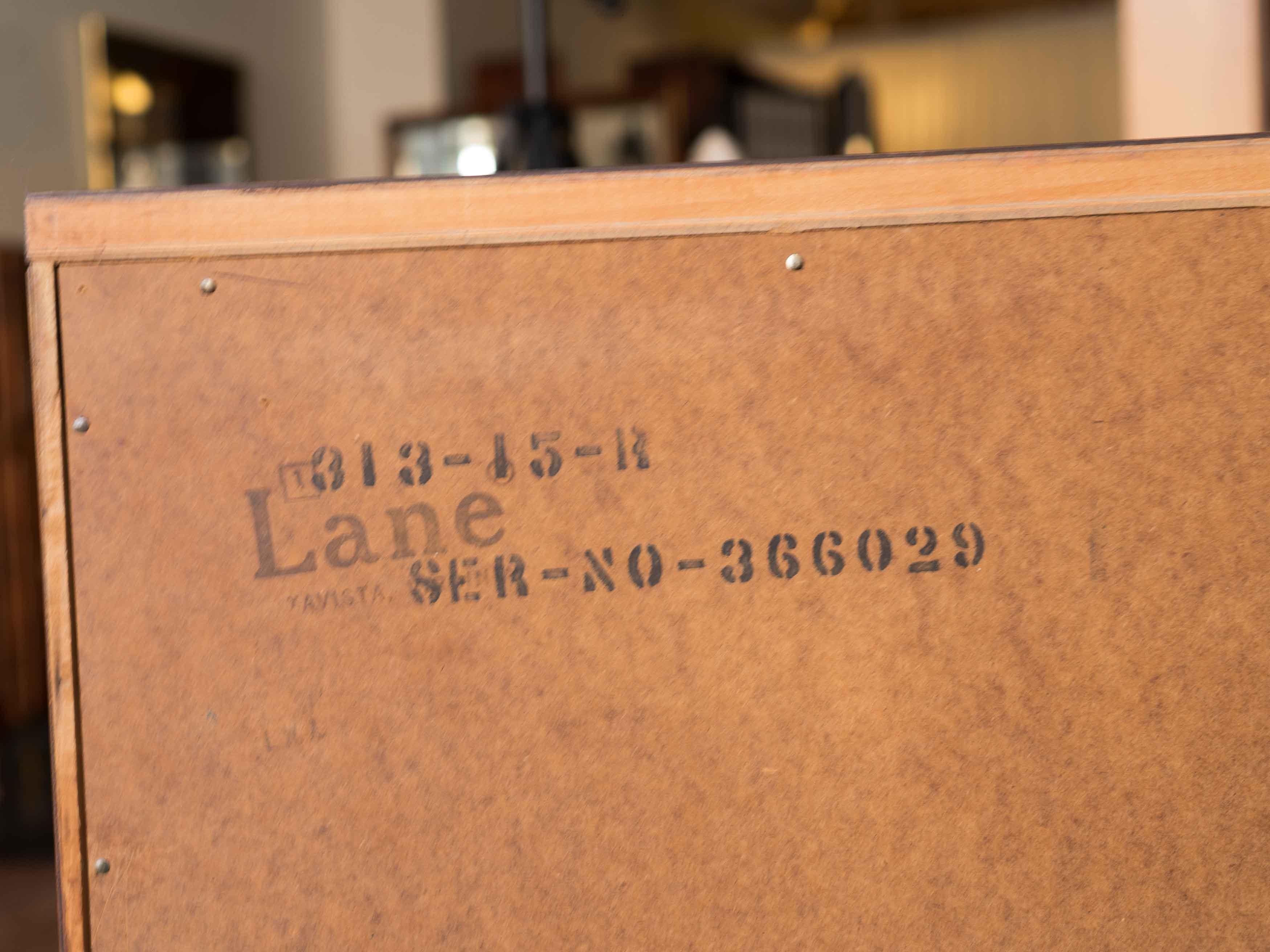 Vintage Mid Century Lane Perception Small Cabinet / Record Cabinet / Console 4