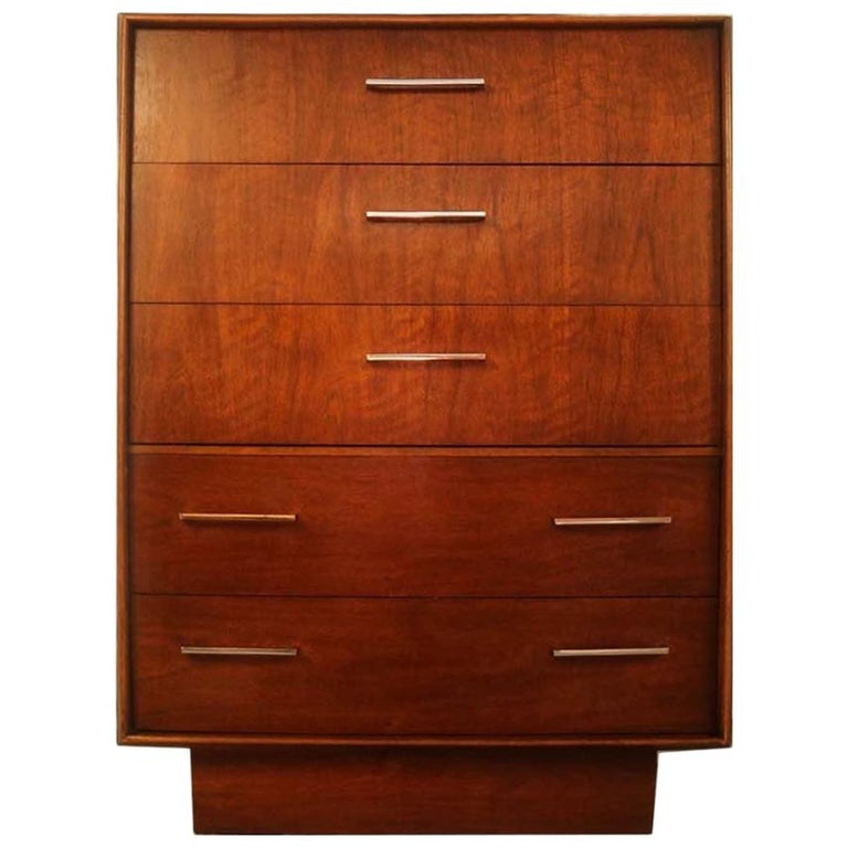 Vintage Midcentury Lane Tallboy Highboy Dresser at 1stDibs