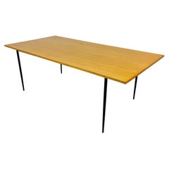 Retro Mid-Century Large Former Lab Table, Steel Frame, 1970s