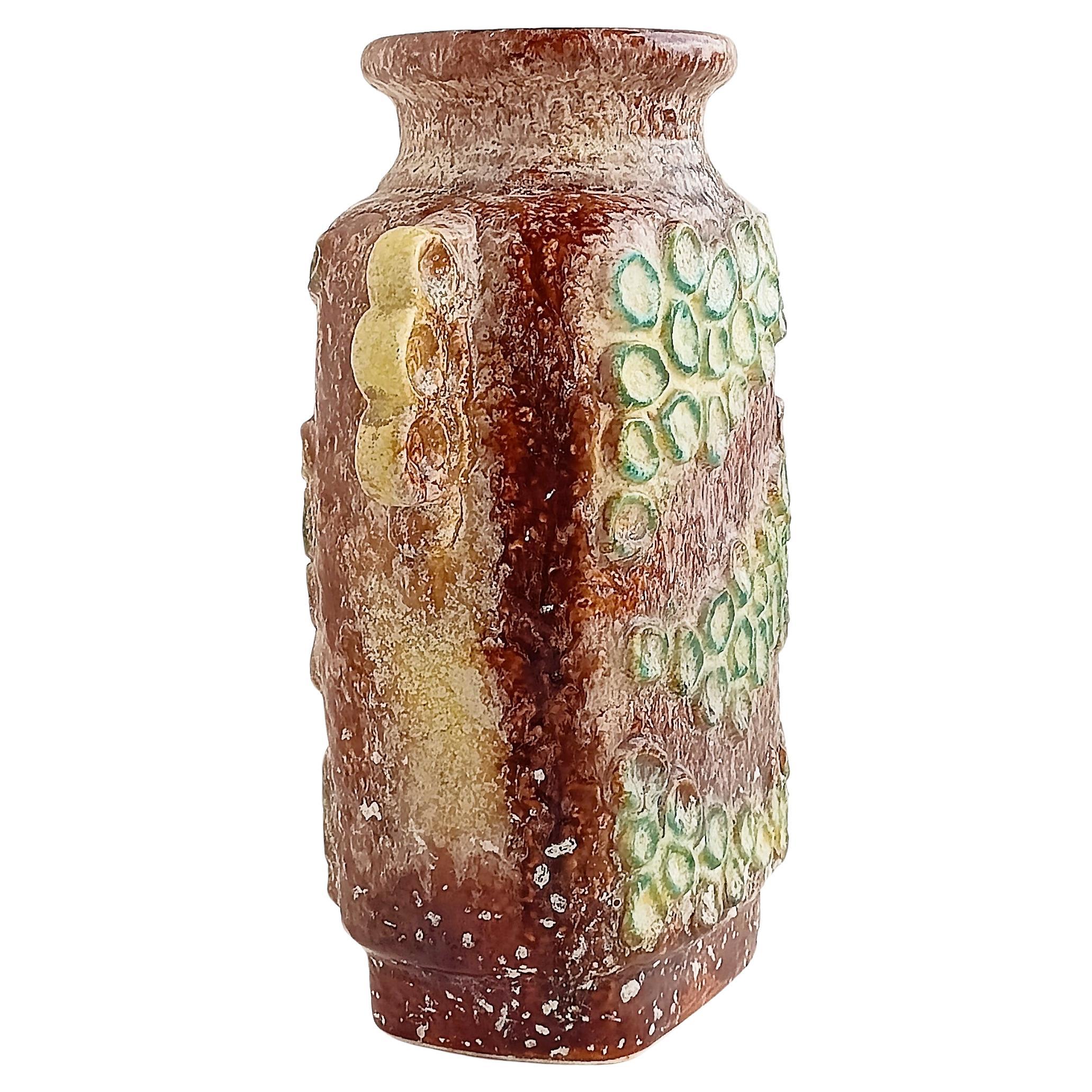 Vernissé Grand vase en céramique Dümler & Breiden de l'Allemagne de l'Ouest, d'époque du milieu du siècle, années 1960 en vente