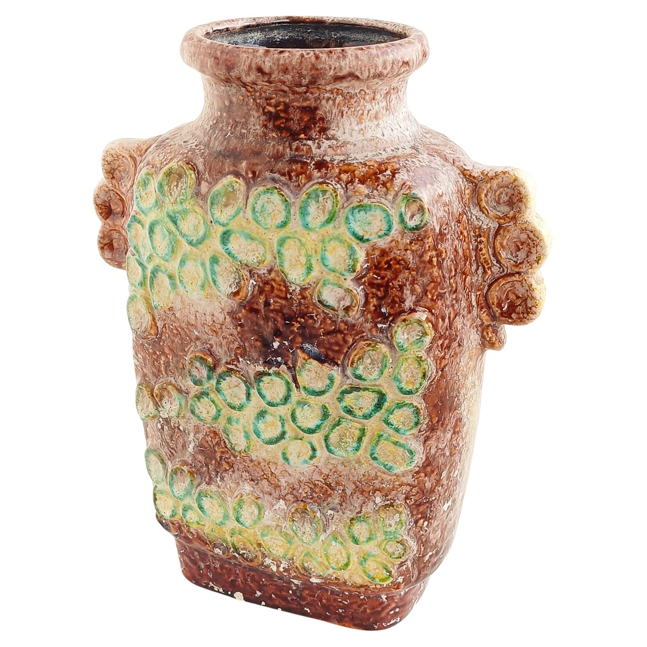 Large West German Vintage Mid Century Dümler & Breiden Ceramic Vase 1960s For Sale 3
