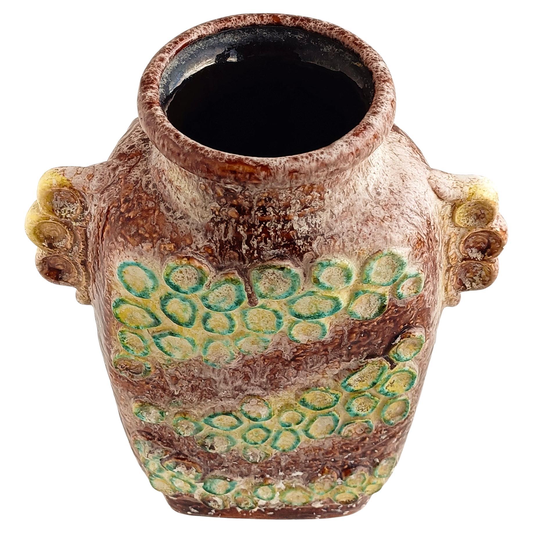 Large West German Vintage Mid Century Dümler & Breiden Ceramic Vase 1960s For Sale 4