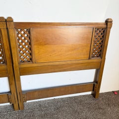 Vintage Mid Century Esperanto Twin Sized Headboards by Drexel - a Pair