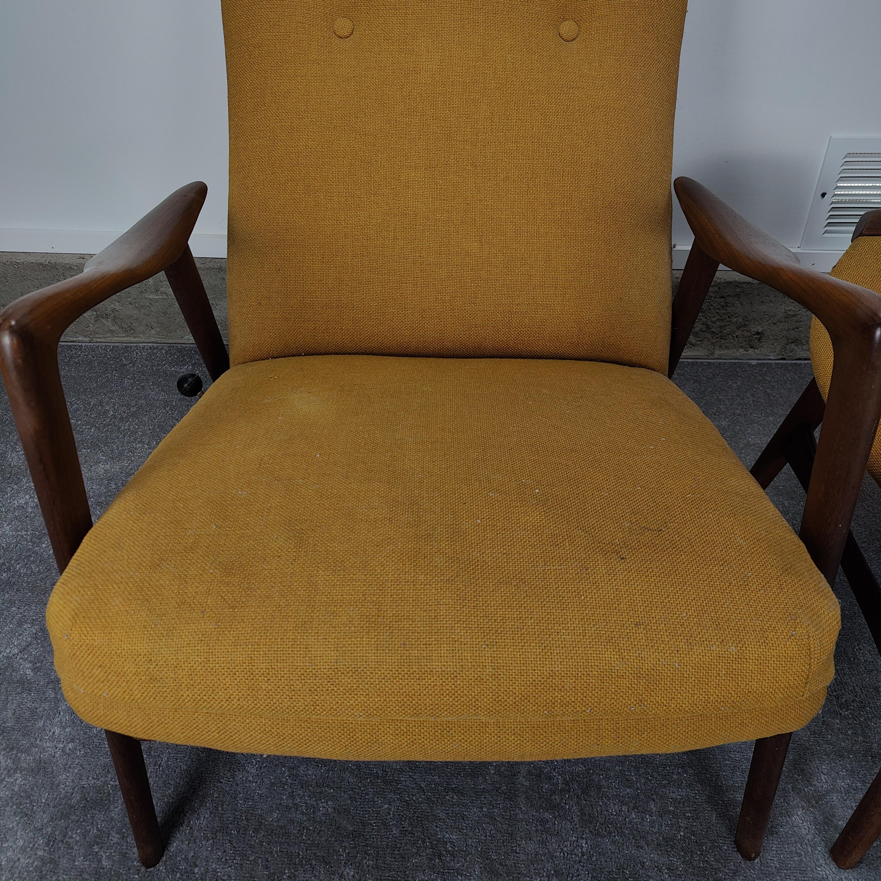 Vintage Midcentury Lounge Chair W/ Ottoman by Arnt Lande for Stokke Fabrikker 3