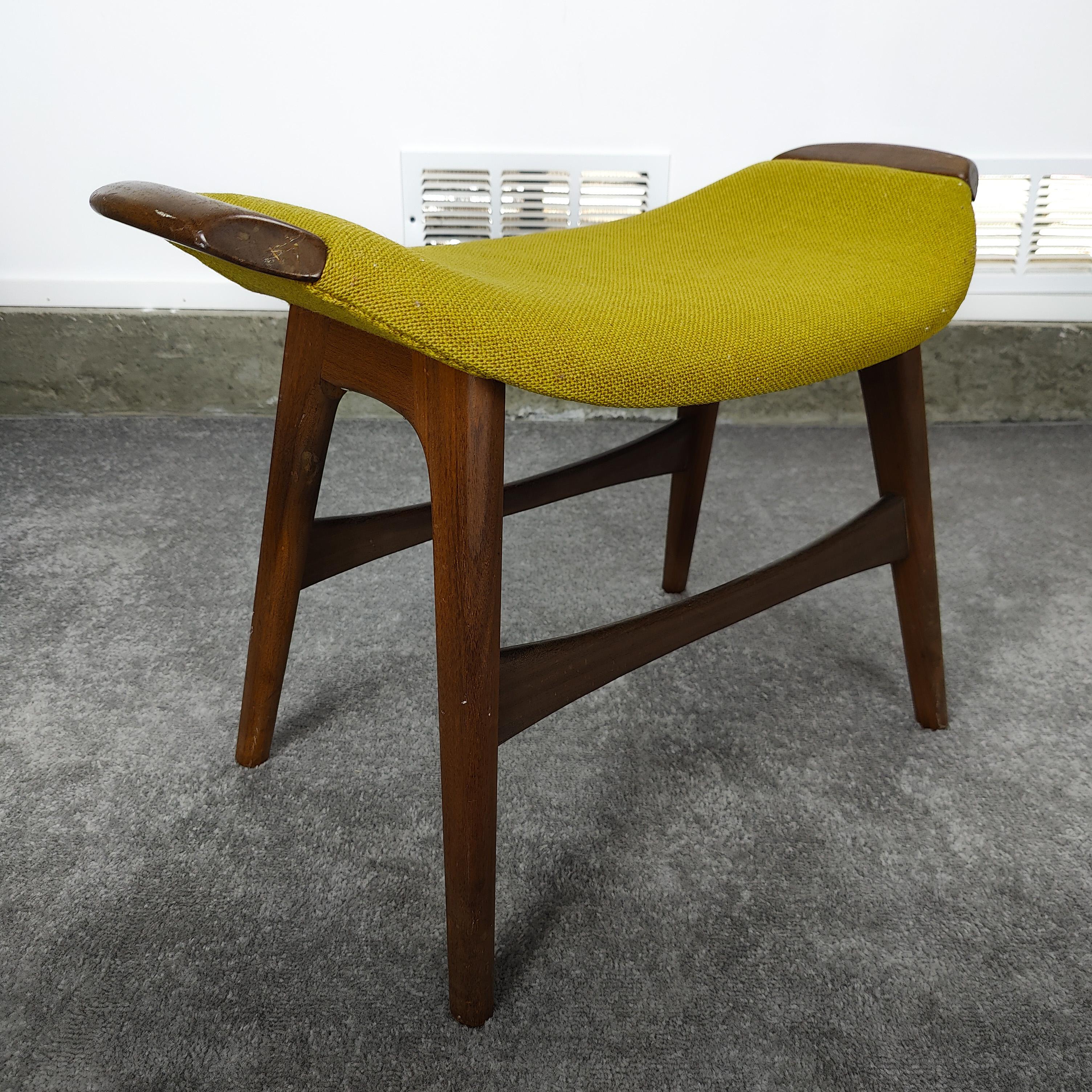 Mid-20th Century Vintage Midcentury Lounge Chair W/ Ottoman by Arnt Lande for Stokke Fabrikker