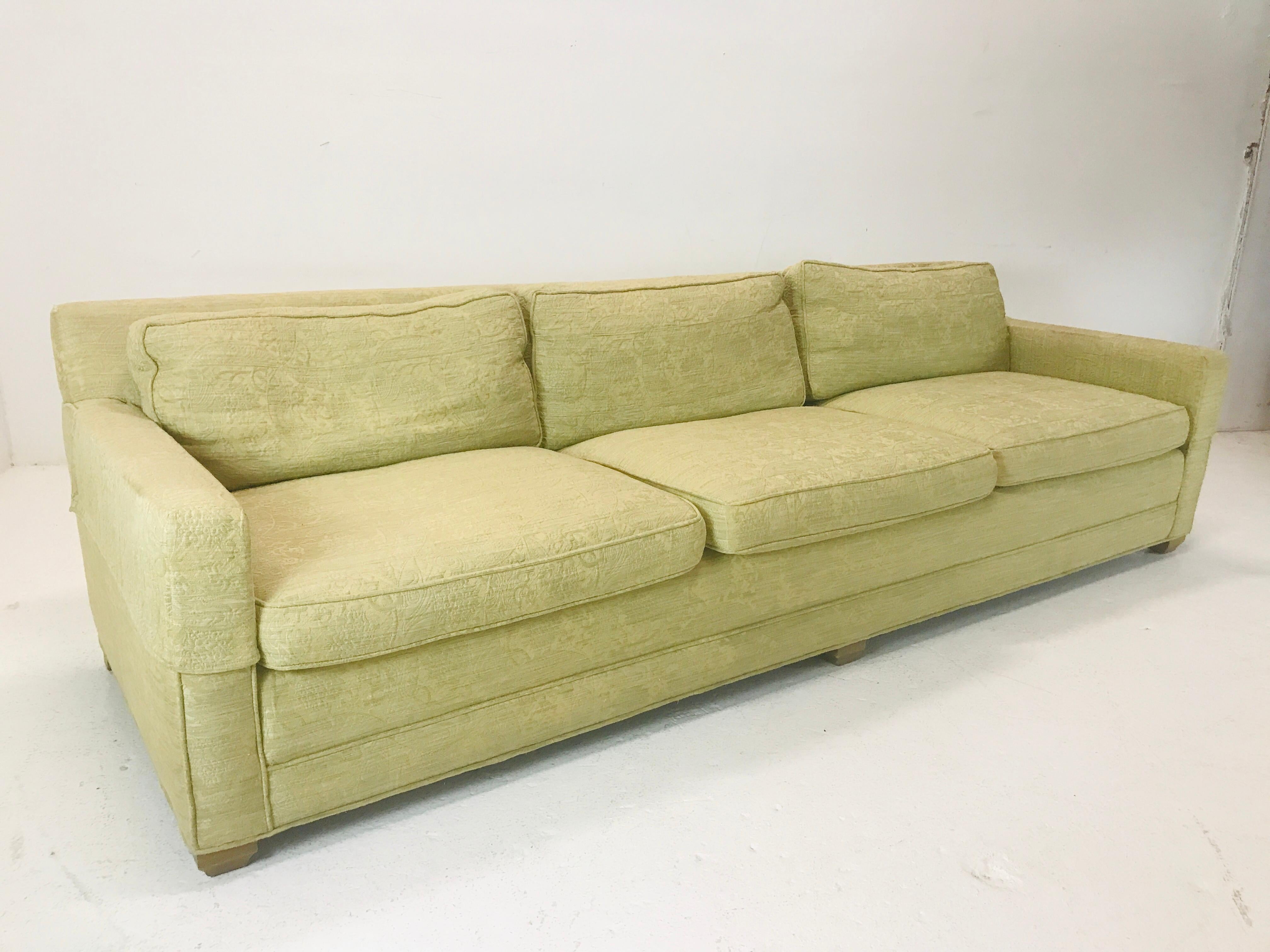 Mid-20th Century Vintage Midcentury Low Profile Baker Sofa