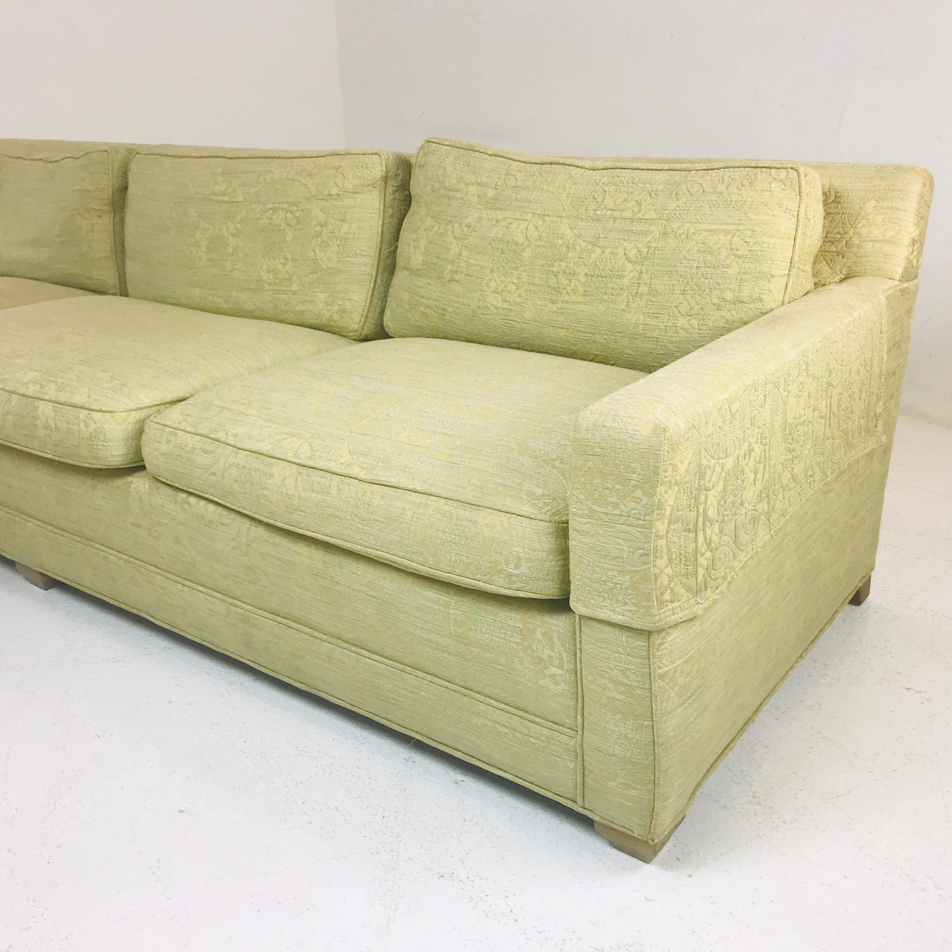 Mid-Century Modern Vintage Midcentury Low Profile Baker Sofa