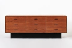 Vintage Mid Century Lowboy Teak Wood Dresser 1960s