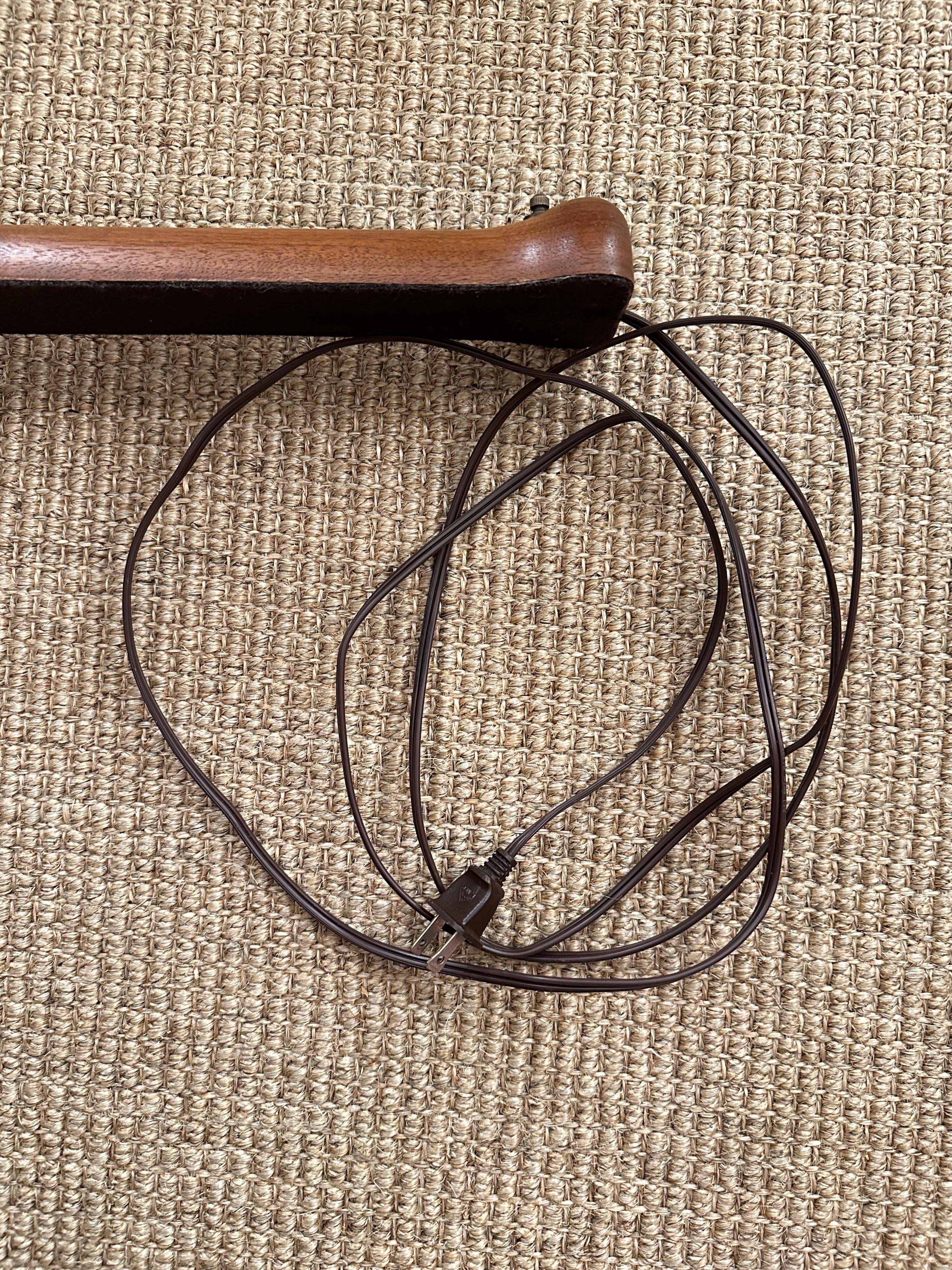 Vintage Mid Century Marshall Studios, Inc. Teak Wall Sconce 10