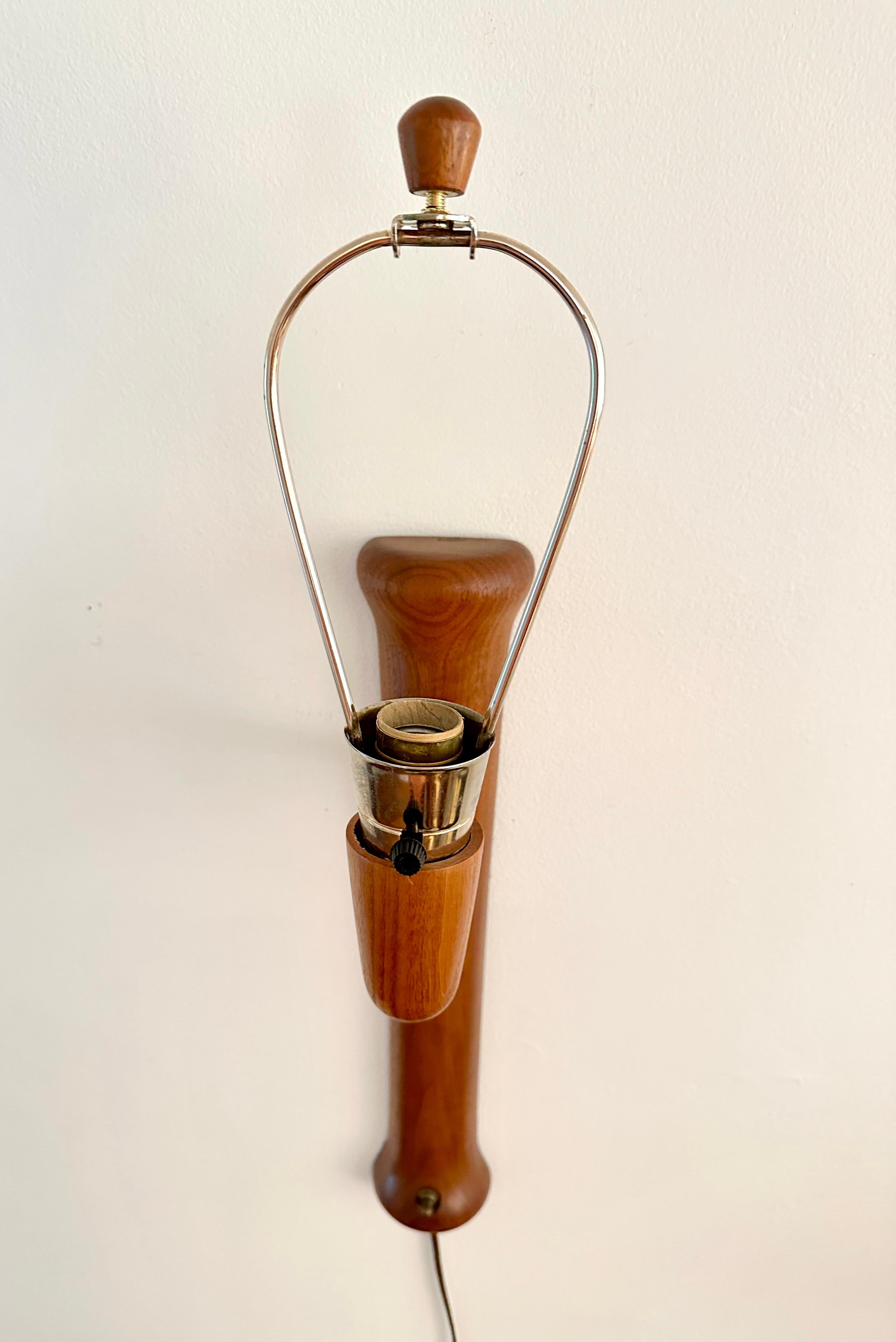 Vintage Mid Century Marshall Studios, Inc. Teak Wall Sconce 1