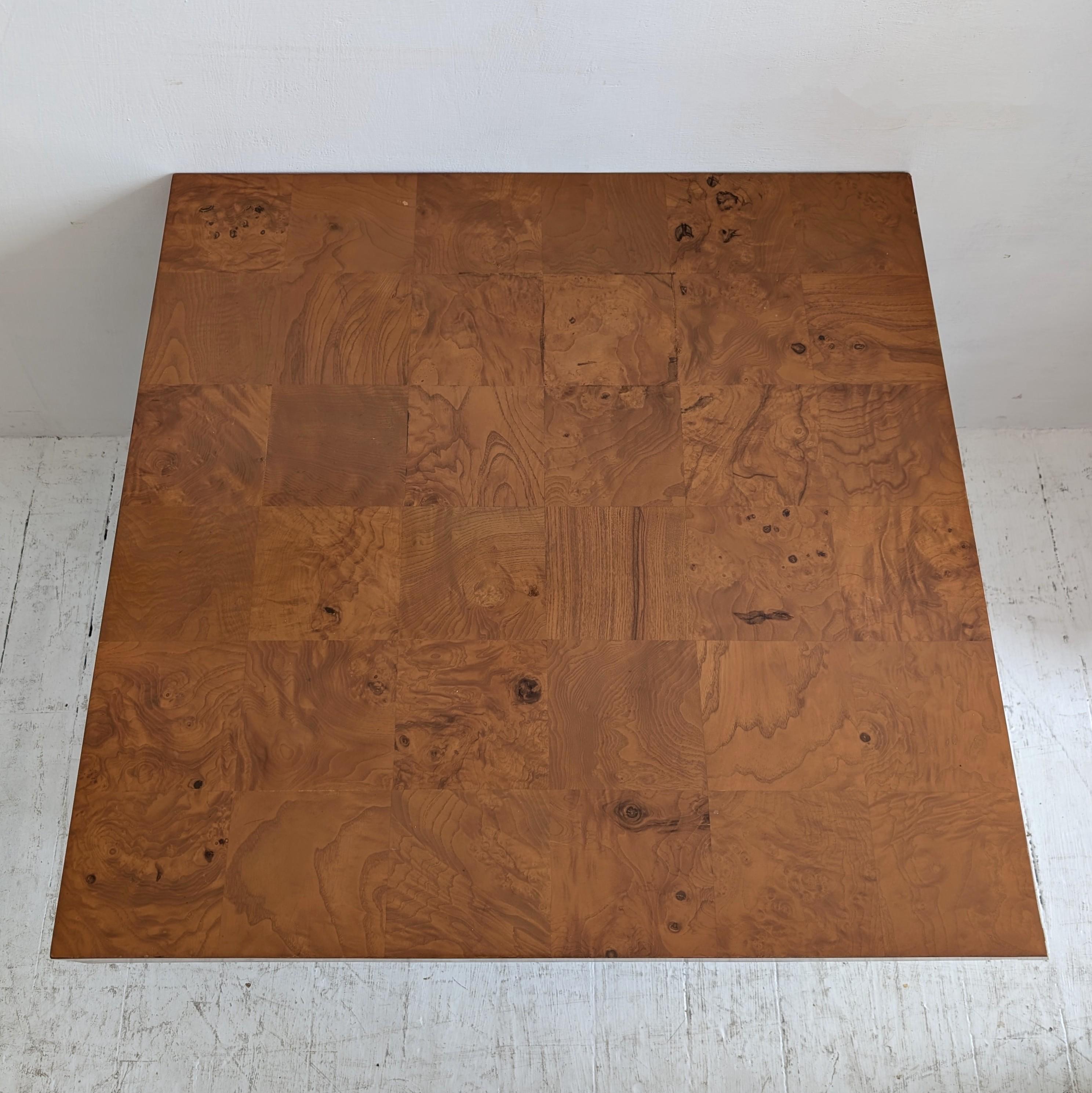 Mesas de centro vintage de mediados de siglo Milo Baughman de cromo y madera de arce- 2 disponibles en venta 8