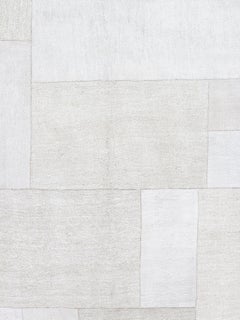 Vintage Midcentury Minimalist Flat-Weave Rug