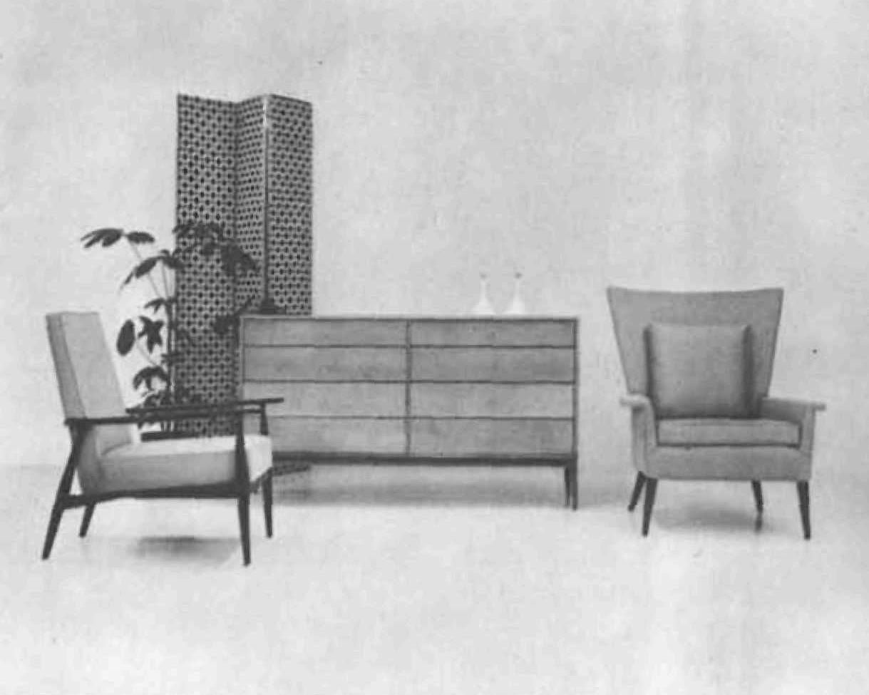 Fauteuil de salon vintage MID CENTURY modèle 3045 Planner Group de Paul McCobb en vente 1
