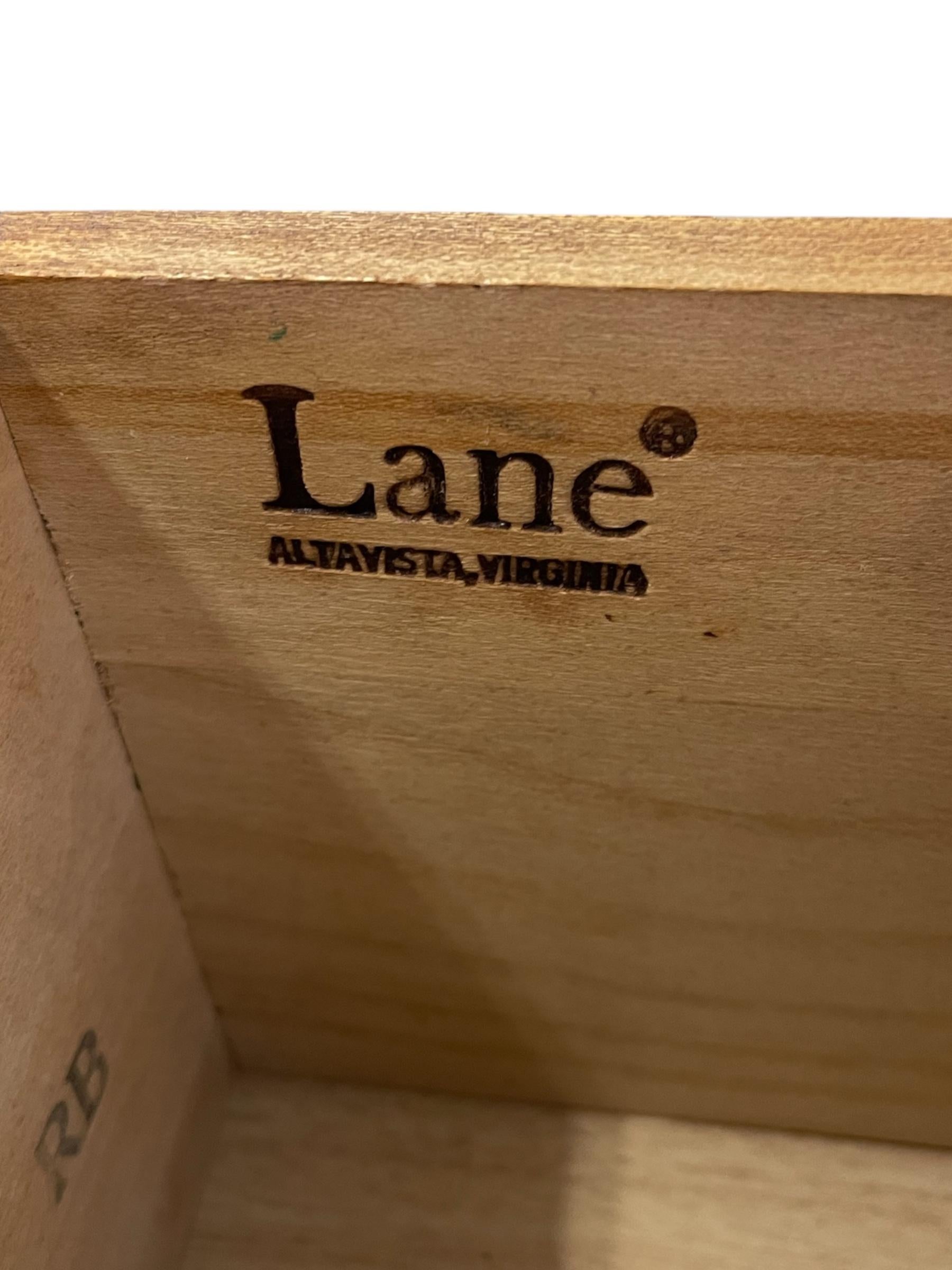 Mesa auxiliar Vintage Mid Century Modern de 1 cajón by Lane Furniture en venta 3