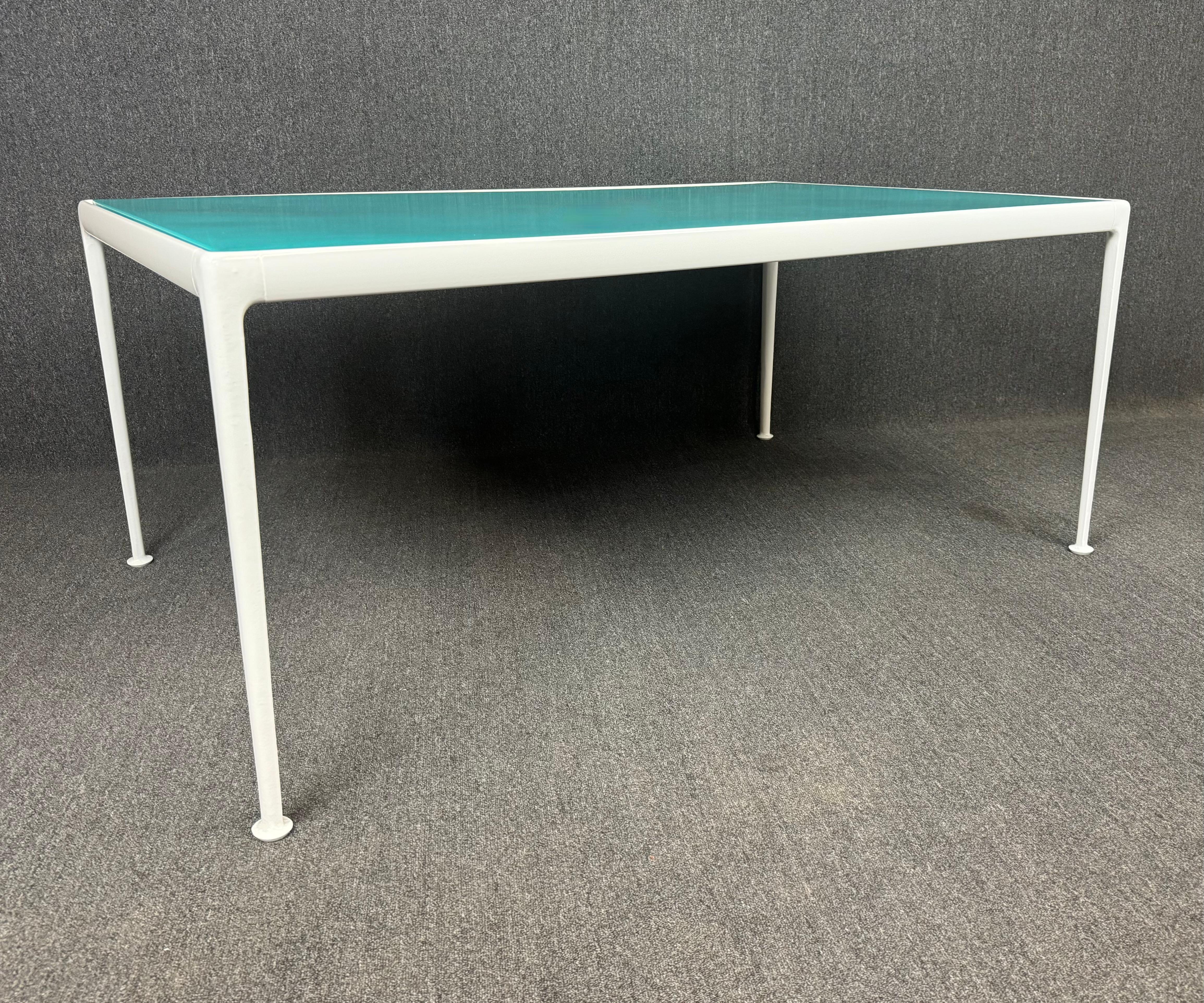 American Vintage Mid Century Modern 1966 Collection Patio Dining Table by Richard Schultz For Sale