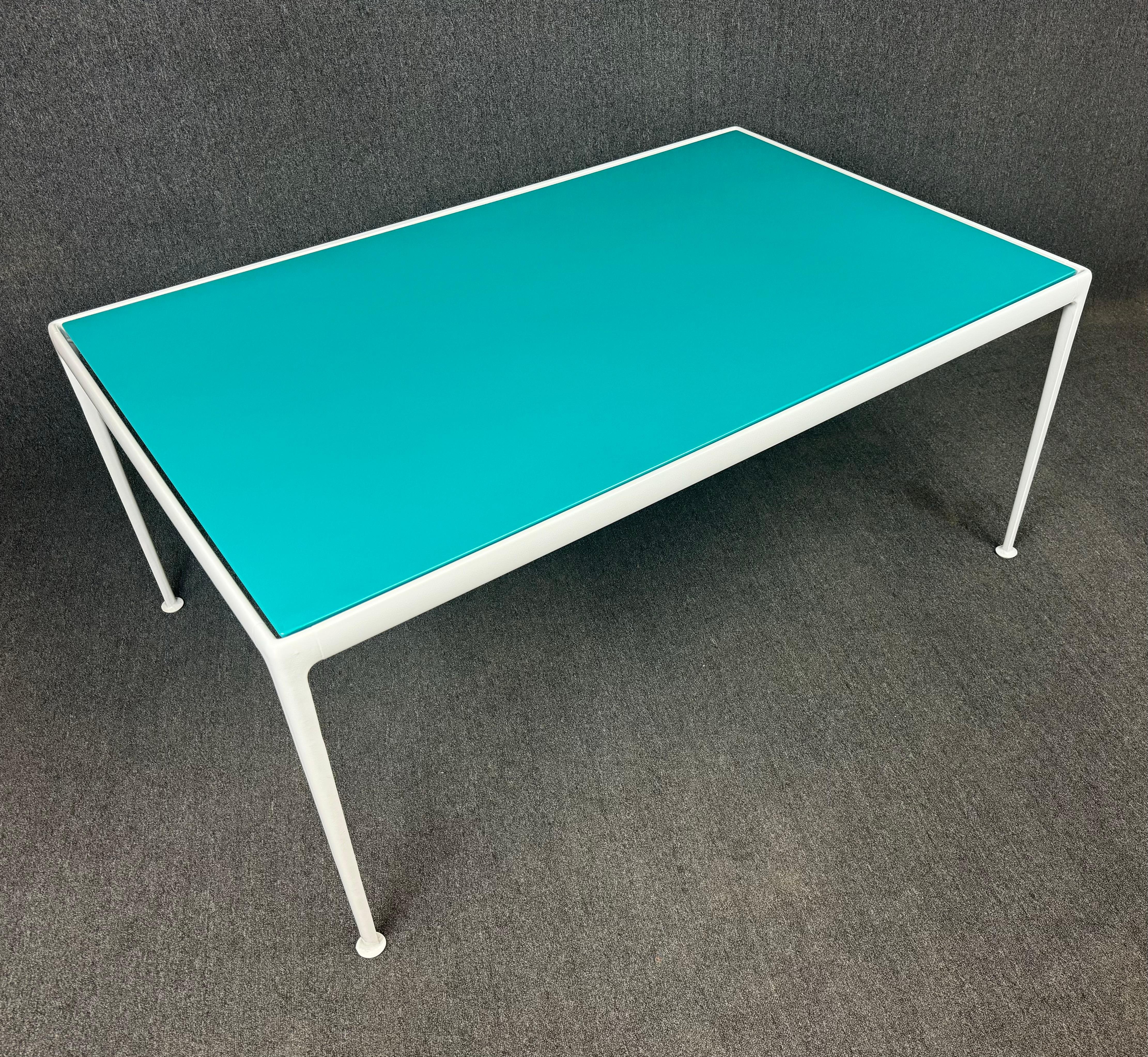 Welded Vintage Mid Century Modern 1966 Collection Patio Dining Table by Richard Schultz For Sale