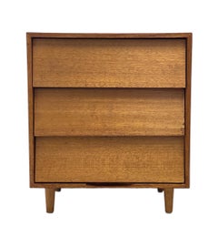 Vintage Mid-Century Modern 3 Drawer Dresser Cabinet
