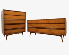 Vintage Mid-Century Modern 4-Piece Bedroom Set