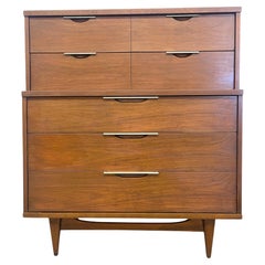 Vintage Mid Century Modern 5 Drawer Dresser - Kent Coffey Tableau Collection