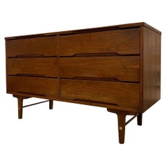 Vintage-Kommode mit 6 Schubladen von Stanley, Mid-Century Modern.
