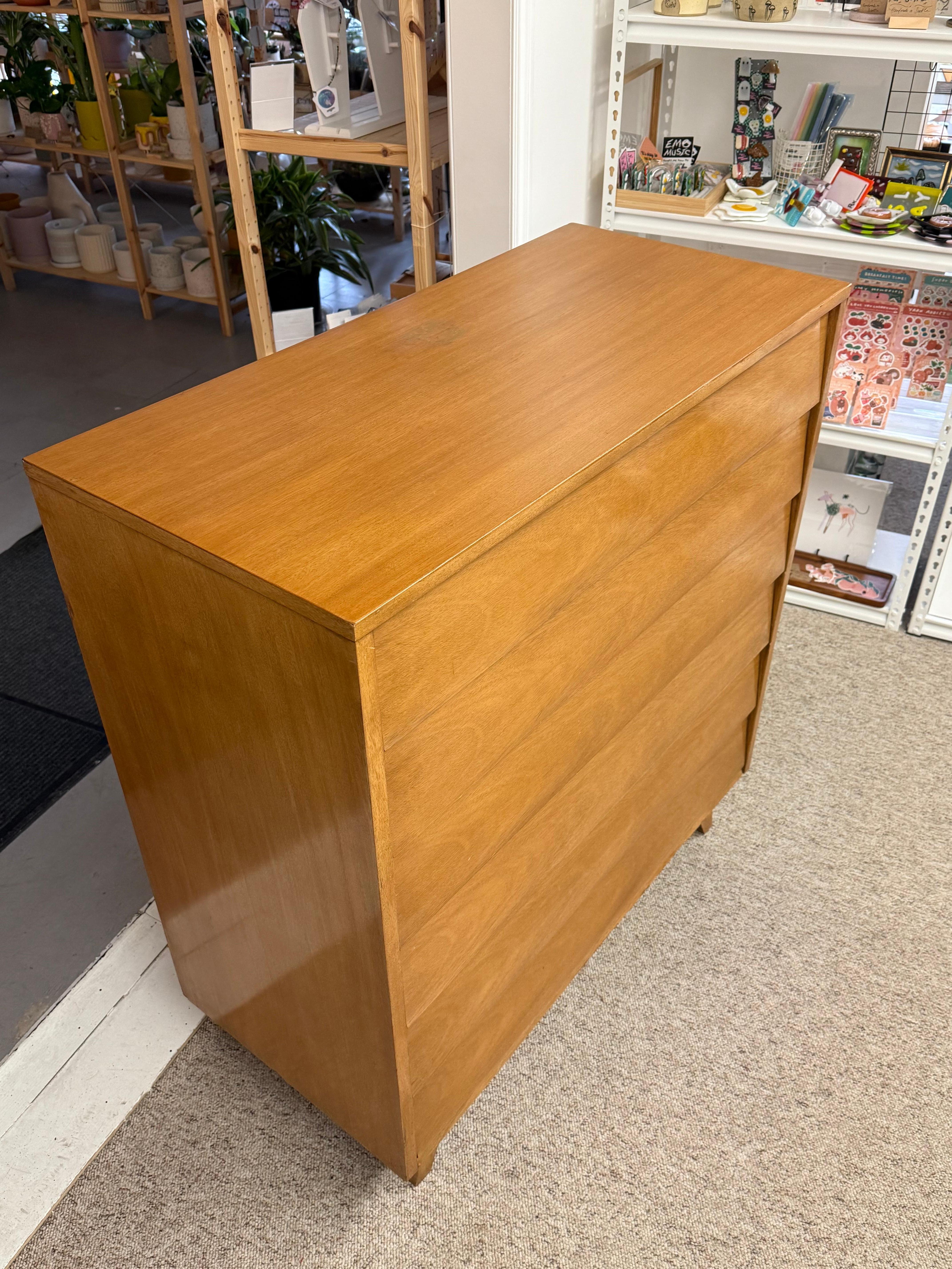 Commode à 6 tiroirs à queue d'aronde moderne du milieu du siècle dernier par Kent Coffey en vente 5