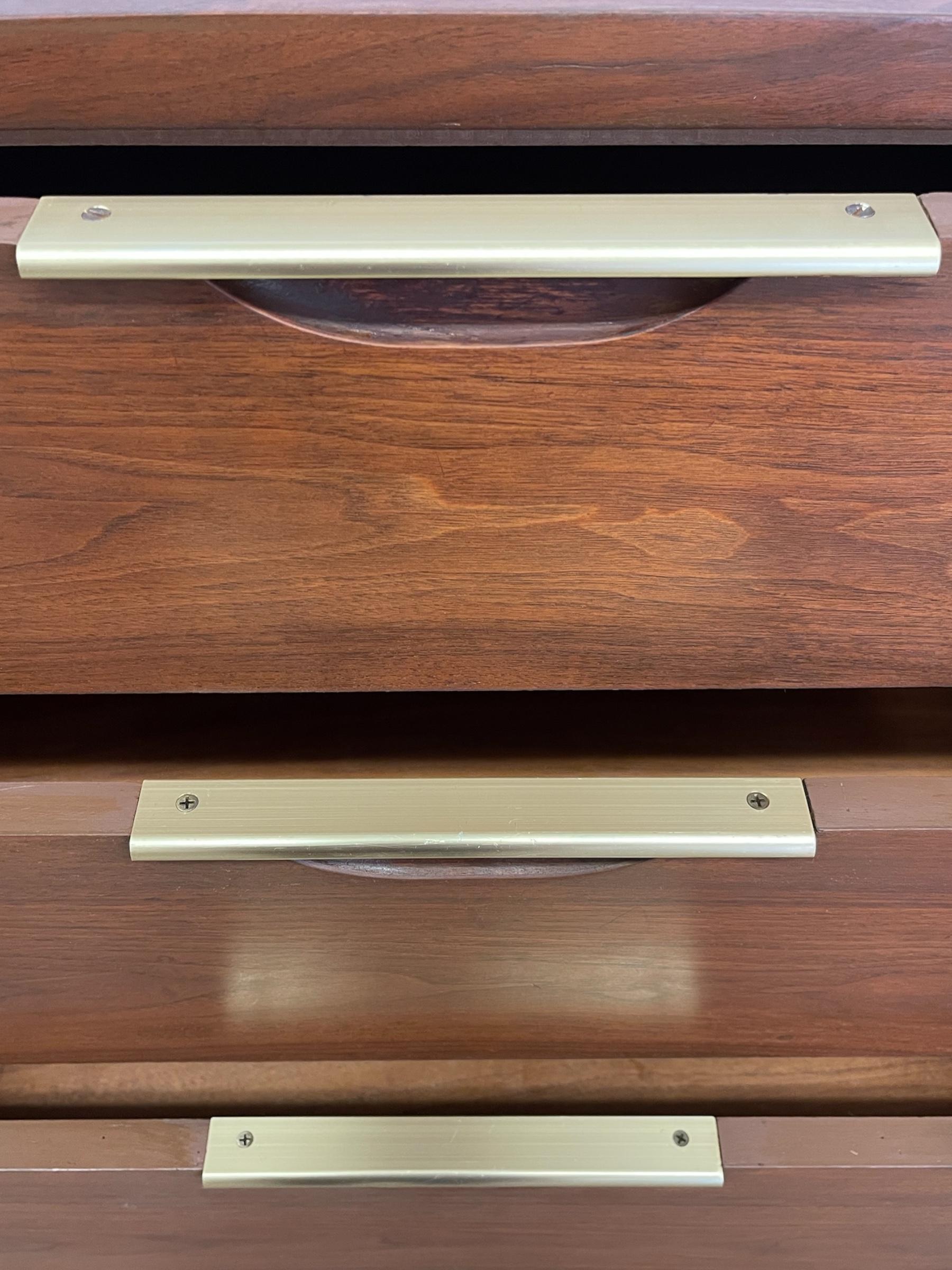 Vintage Mid Century Modern 6 Drawer Dresser Kent Coffey Tableau Collection For Sale 4
