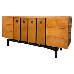 Vintage Mid Century Modern 9 Drawer Dresser by Hooker for Mainline Furniture