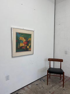 Art expressionniste abstrait moderne du milieu du siècle dernier par Roland Bierge