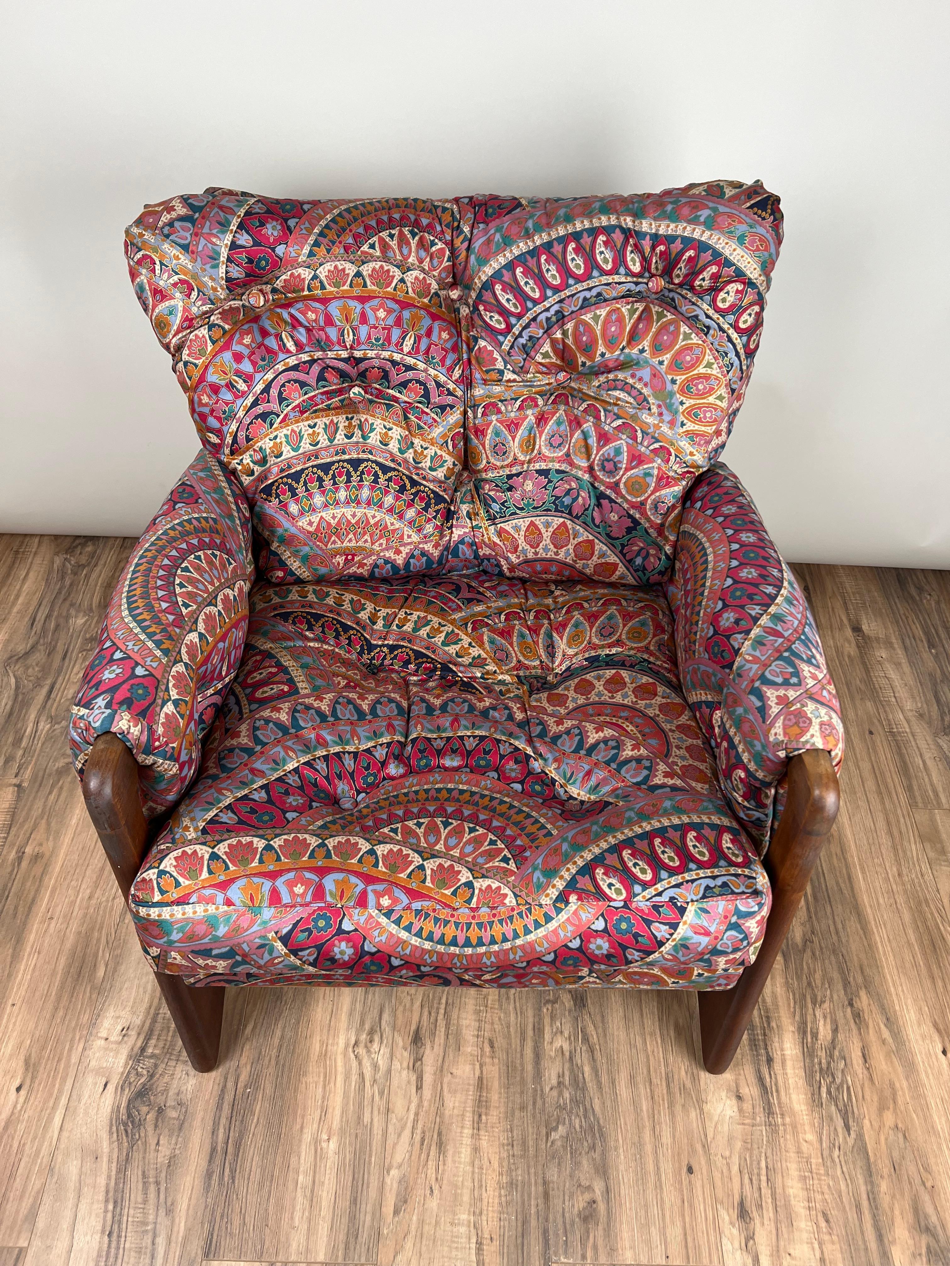 Adrian Pearsall für Craft Associates, Vintage-Ohrensessel aus Nussbaumholz, Mid-Century Modern, Vintage (Ende des 20. Jahrhunderts) im Angebot