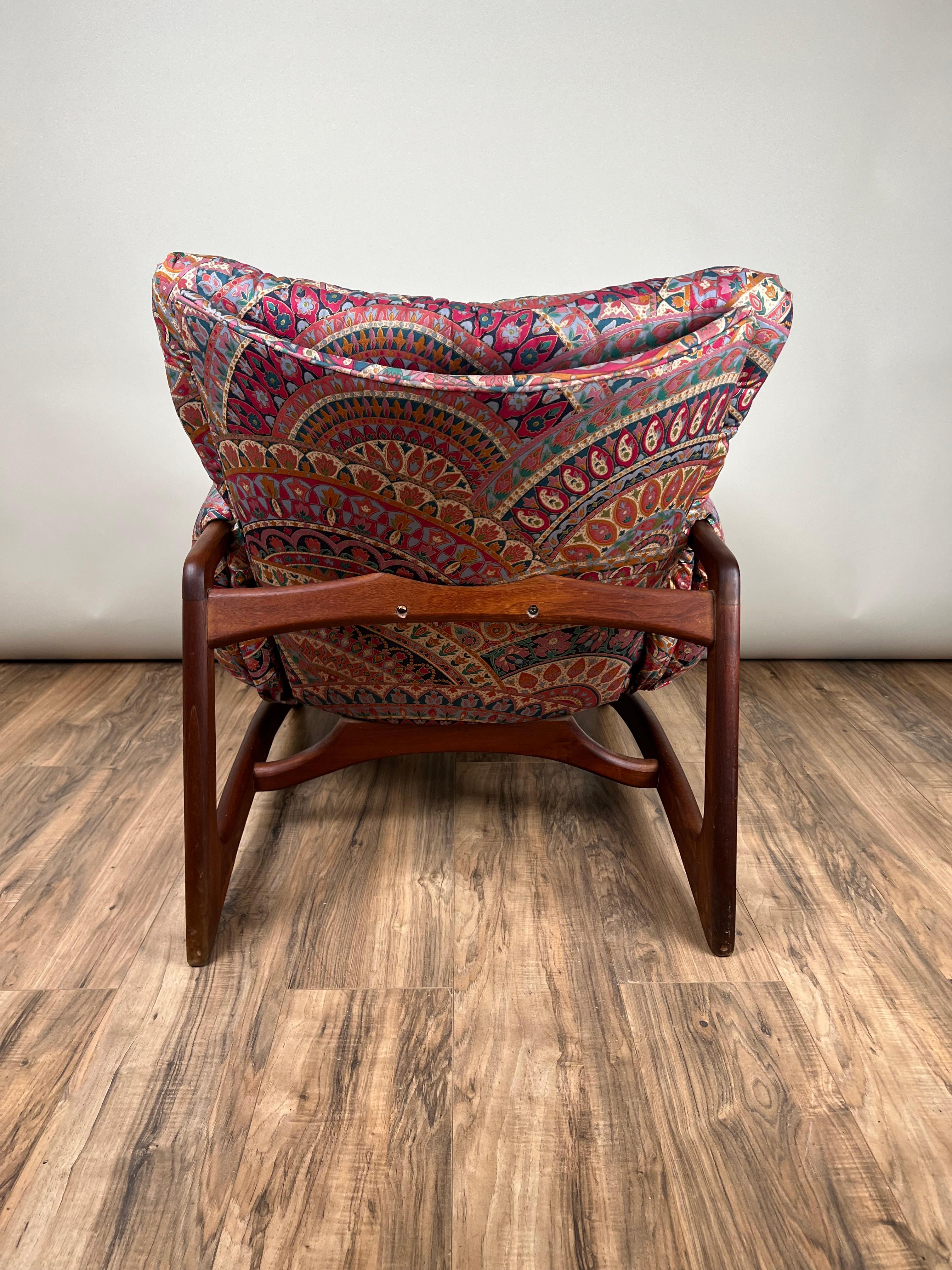 Adrian Pearsall für Craft Associates, Vintage-Ohrensessel aus Nussbaumholz, Mid-Century Modern, Vintage im Angebot 1