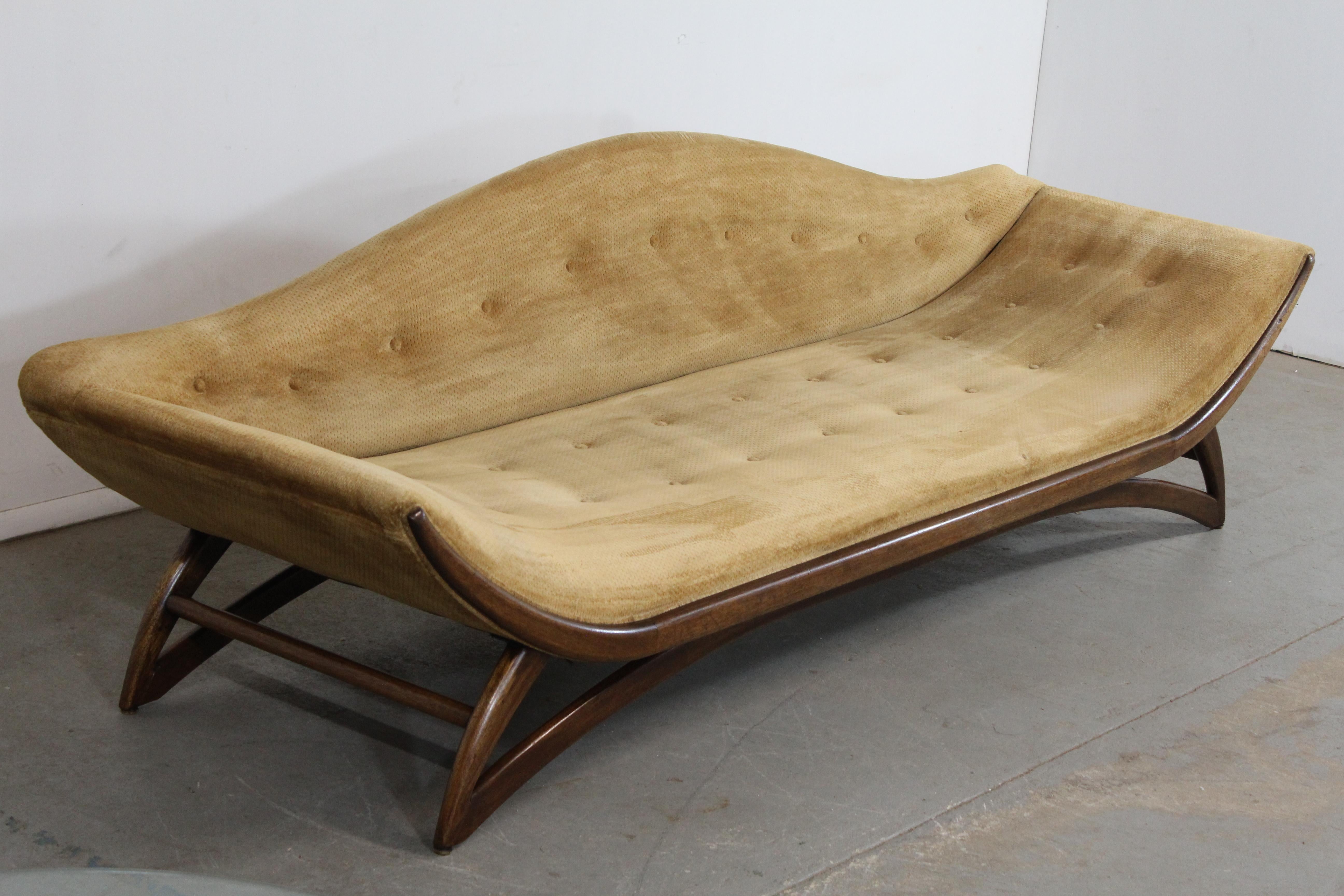 Vintage- Gondola-Sofa im Adrian Pearsall-Stil, Mid-Century Modern (amerikanisch) im Angebot