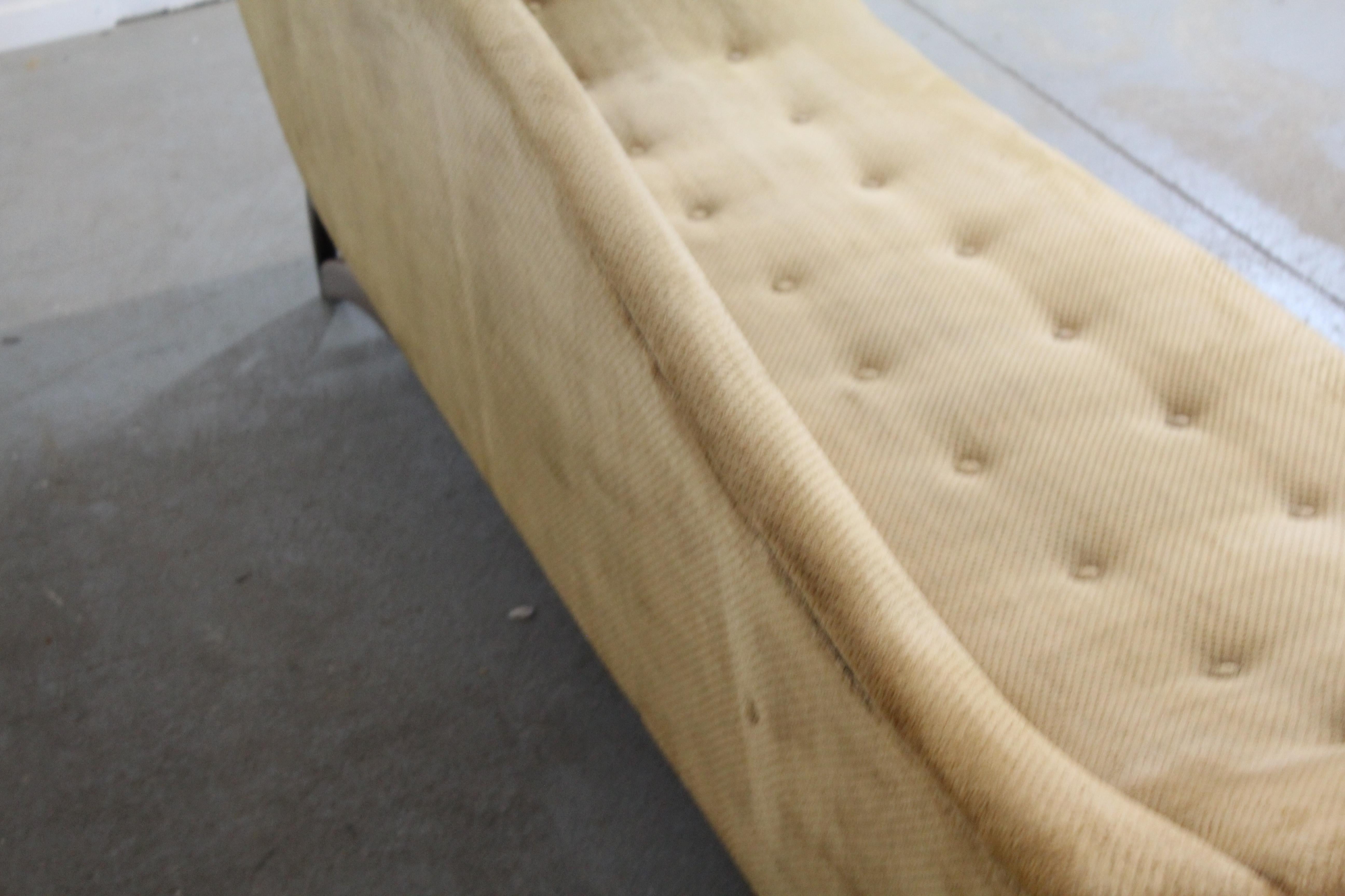 Upholstery Vintage Mid-Century Modern Adrian Pearsall Style Gondola Sofa For Sale
