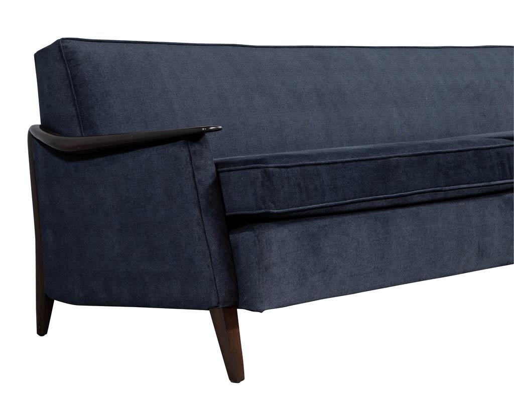 Walnut Vintage Mid-Century Modern, American, 1960s Sofa