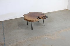 Vintage Mid Century Modern Amorphous Slab Coffee Table