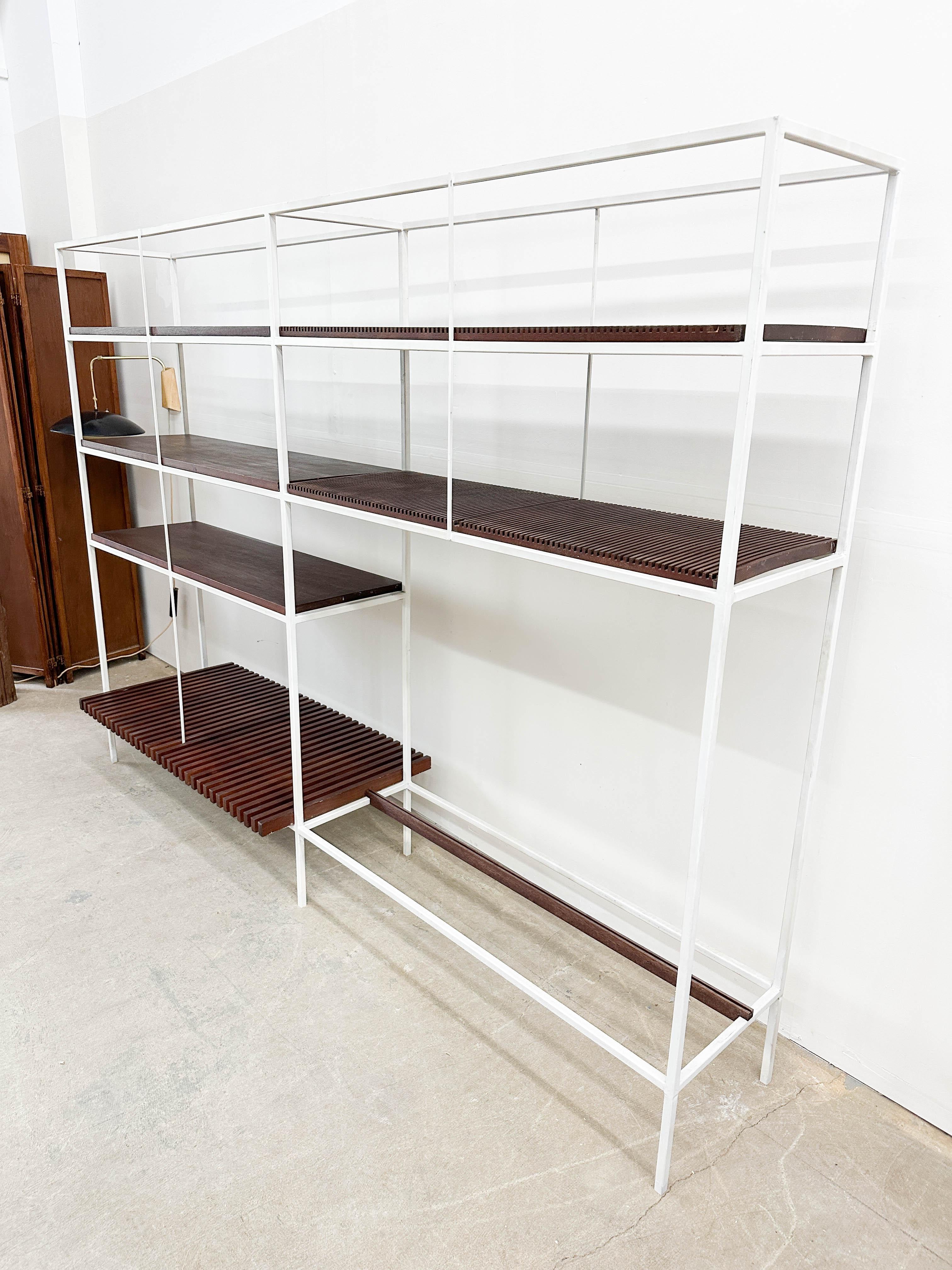 Vintage Mid Century Modern Architects shelving unit For Sale 3