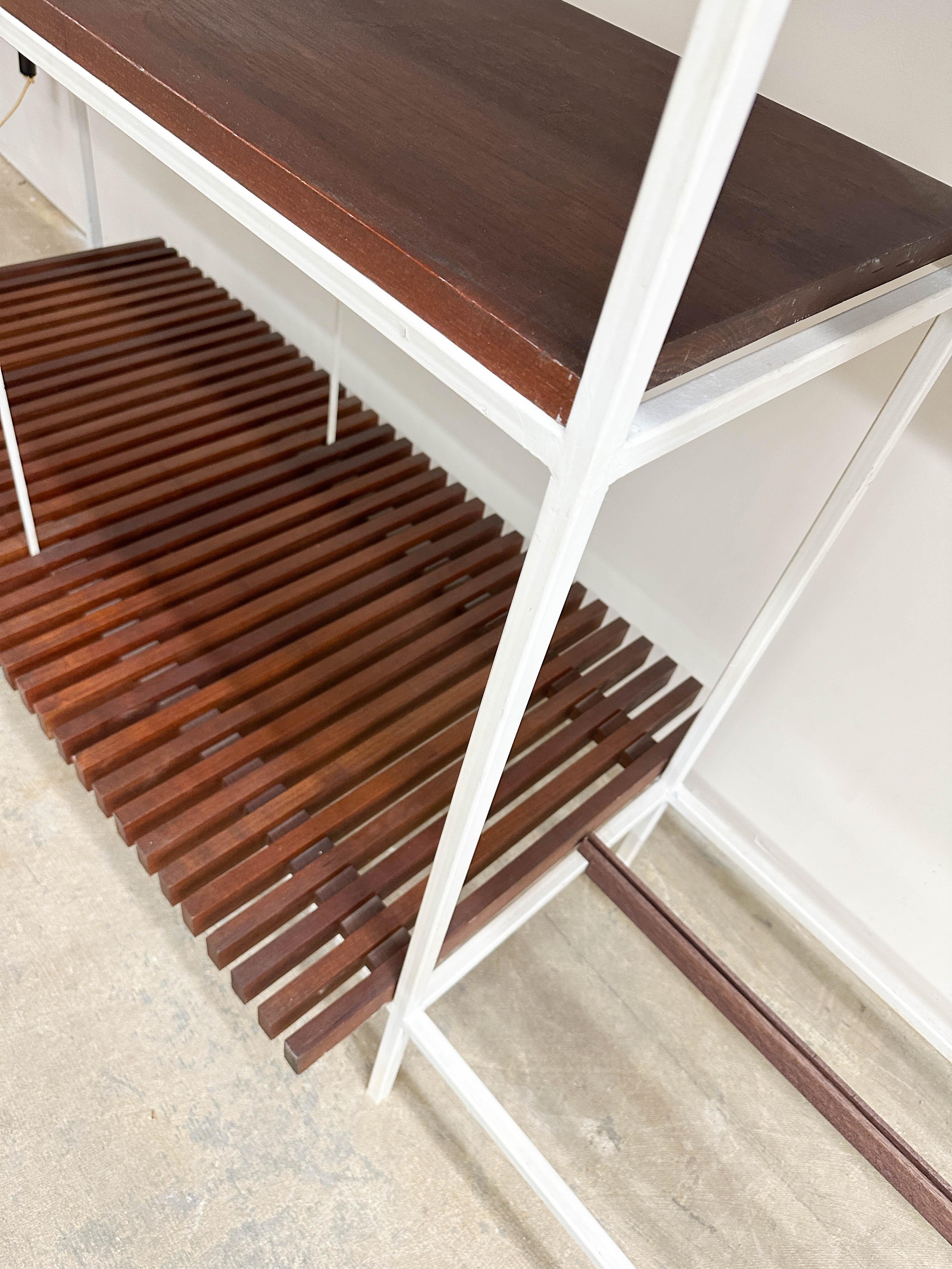 Vintage Mid Century Modern Architects shelving unit For Sale 7