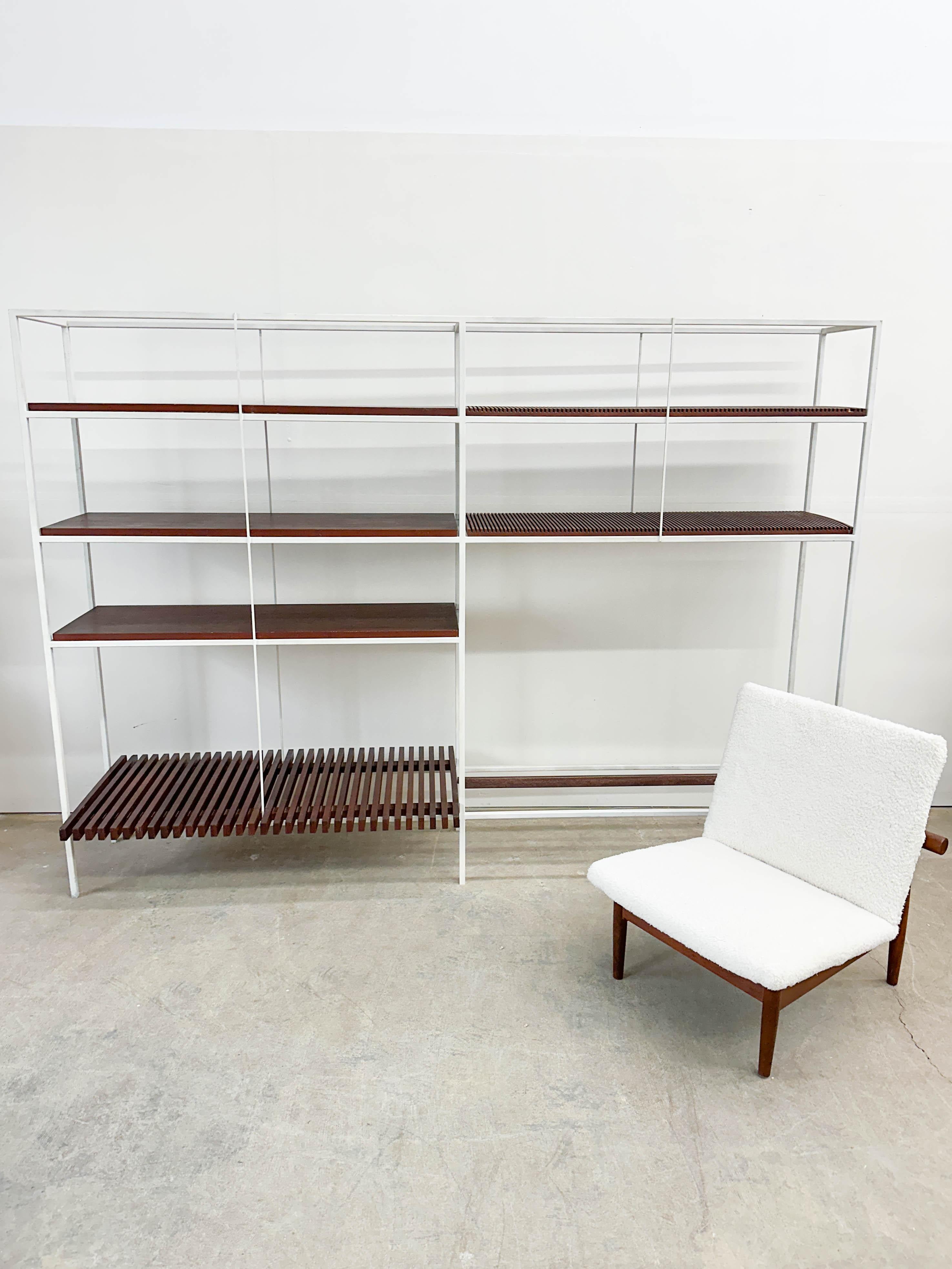 American Vintage Mid Century Modern Architects shelving unit For Sale