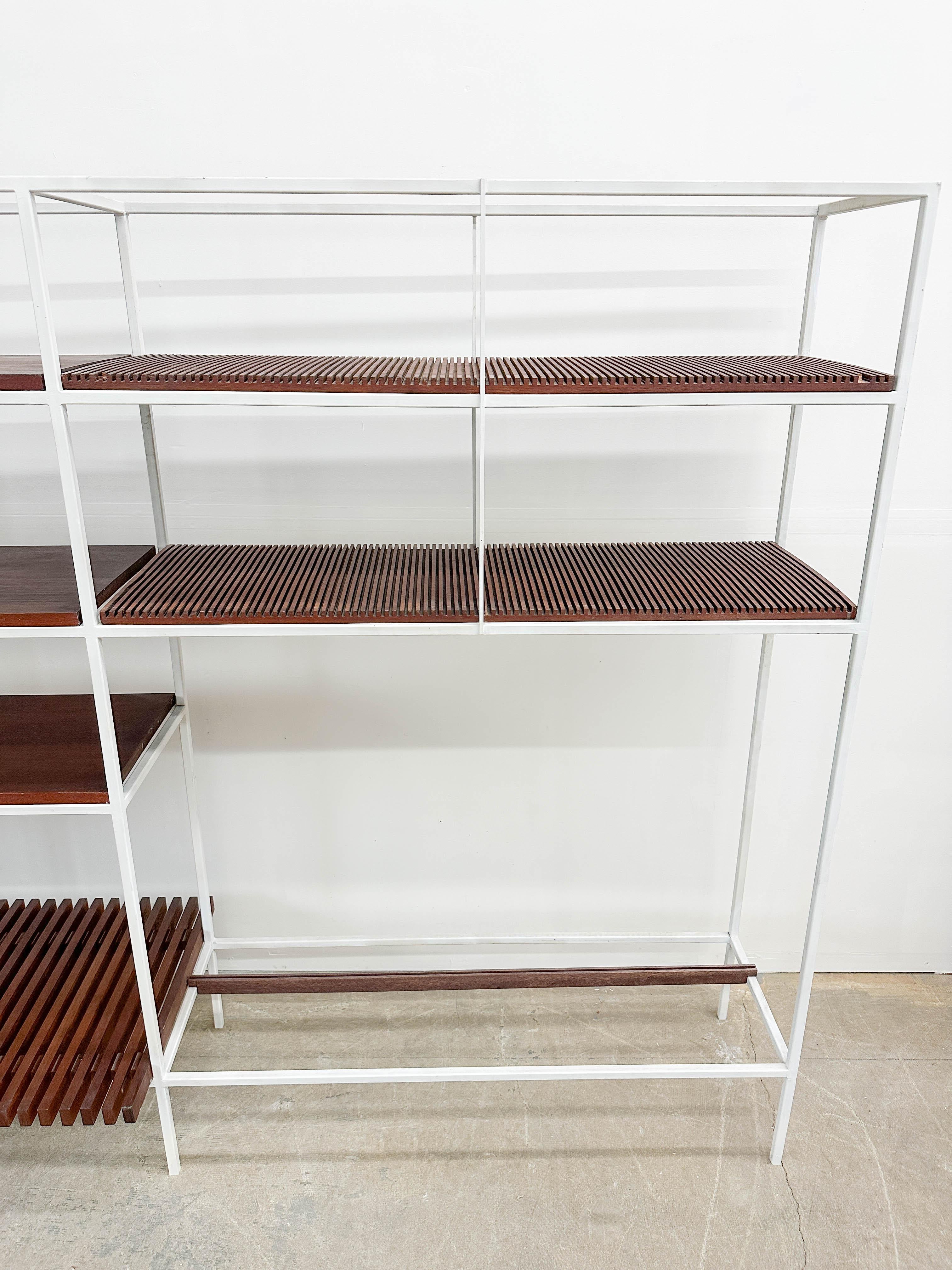 Vintage Mid Century Modern Architects shelving unit For Sale 2