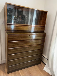 Vintage Mid Century Modern/Art Deco Dry Bar Cabinet