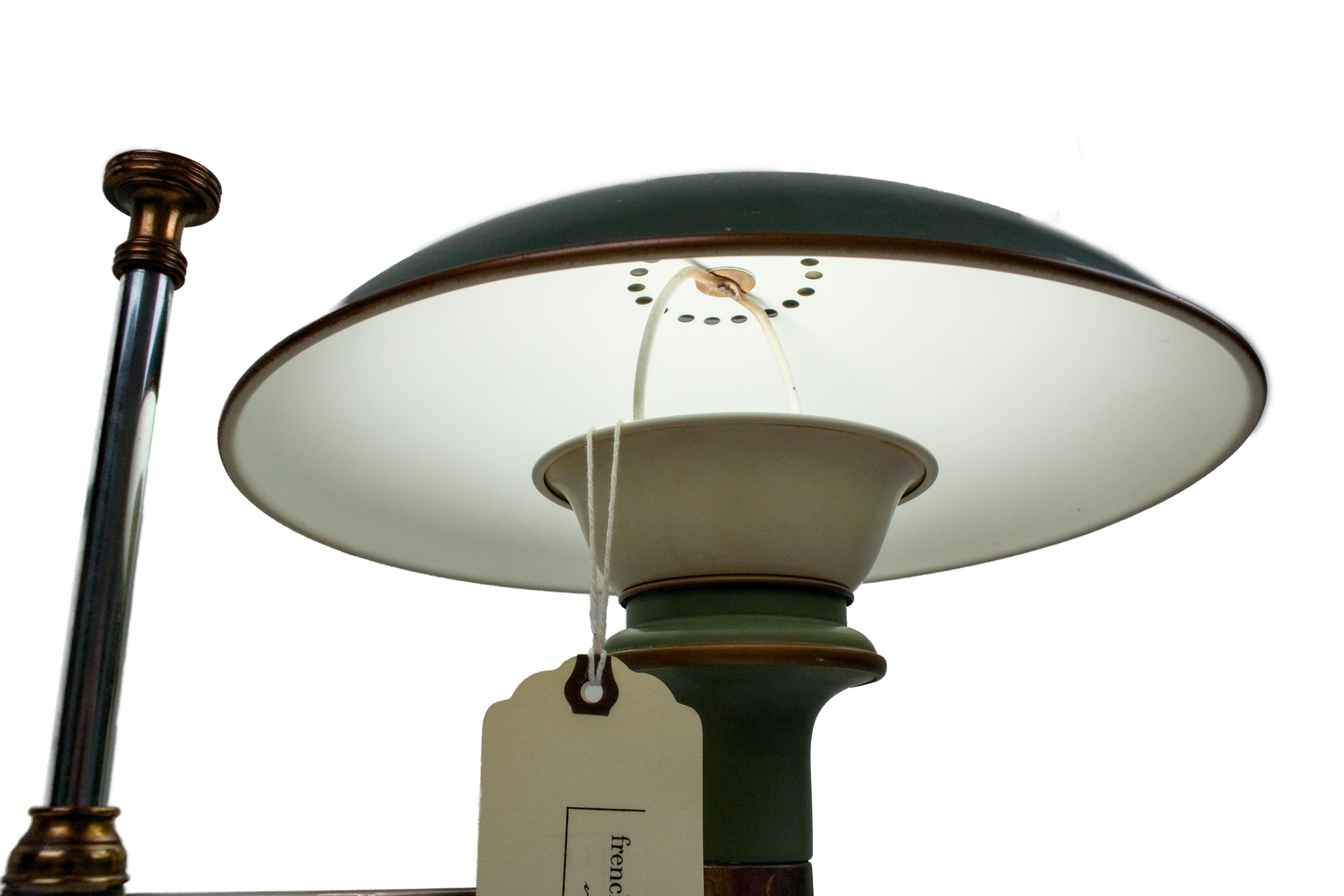 Lampe de table Cantilever, laiton, âge atomique en vente 2