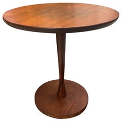 Vintage Mid Century Modern Atomic Circular Accent Side Table