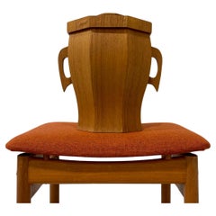 Vintage Mid-Century Modern Atomic Teak Ice Bucket