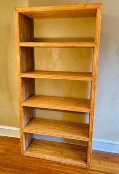 Vintage Mid-Century Modern Bamboo Étagère